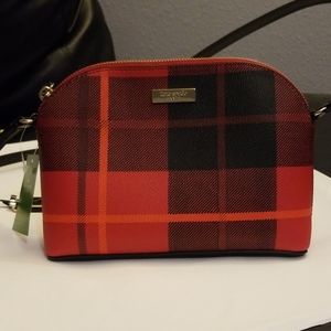 Kate Spade plaid purse, NWT